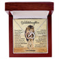 To My Granddaughter - Interlocking Hearts Necklace