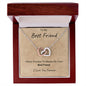To My Best Friend - Interlocking Hearts Necklace
