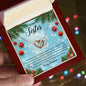 To My Sister - Interlocking Hearts Necklace
