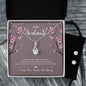 To My Soulmate  - Alluring Beauty Necklace and Cubic Zirconia Earring Set