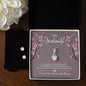 To My Soulmate  - Alluring Beauty Necklace and Cubic Zirconia Earring Set