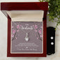 To My Soulmate  - Alluring Beauty Necklace and Cubic Zirconia Earring Set