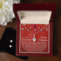 To My Soulmate - Alluring Beauty Necklace and Cubic Zirconia Earring Set