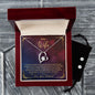 To My Wife - Forever Love Necklace and Cubic Zirconia Earring Set
