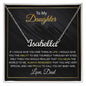 To My Daughter Personalized Name Necklace