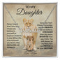 To My Daughter Personalized Name Necklace