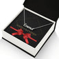 Custom Name Necklace  Happy Valentines