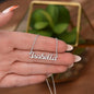 To My Daughter Personalized Name Necklace Ship From The USA