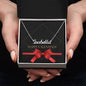 Custom Name Necklace  Happy Valentines