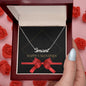 Custom Name Necklace  Happy Valentines