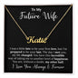 To My Future Wife Custom Name Necklace