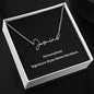 Personalized Signature Style Name Necklace Custom Name Necklace Gift for Her, Mother's Day Gift
