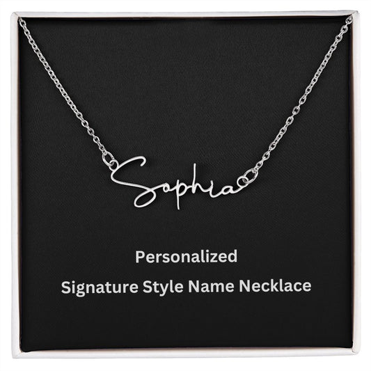 Personalized Signature Style Name Necklace Custom Name Necklace Gift for Her, Mother's Day Gift