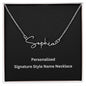 Personalized Signature Style Name Necklace Custom Name Necklace Gift for Her, Mother's Day Gift