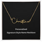 Personalized Signature Style Name Necklace Custom Name Necklace Gift for Her, Mother's Day Gift