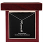 Personalized Vertical Name Necklace Gift For Her Mother's Day Gift
