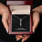 Personalized Vertical Name Necklace Gift For Her Mother's Day Gift