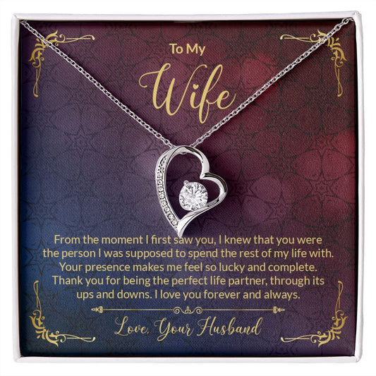 To My Wife - Forever Love Necklace