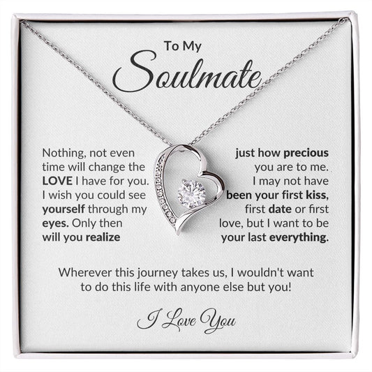 To My Soulmate Forever Love Necklace