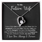 To My Future Wife Forever Love Necklace