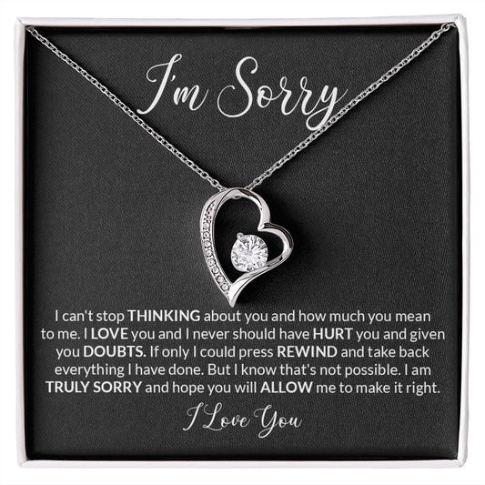 I'M SORRY FOREVER LOVE NECKLACE