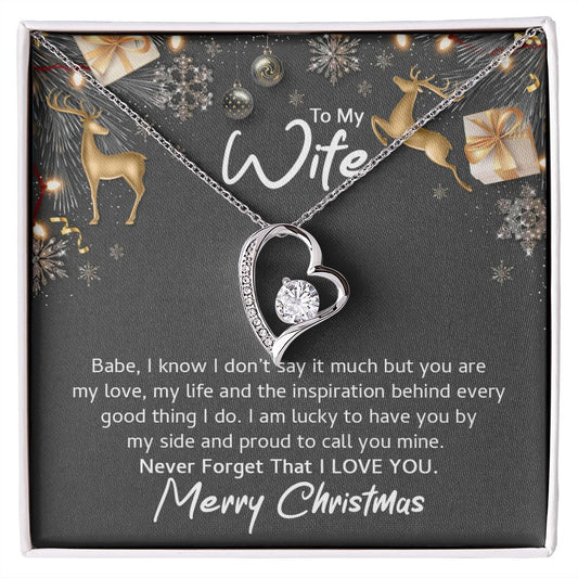 To My Wife - Forever Love Necklace