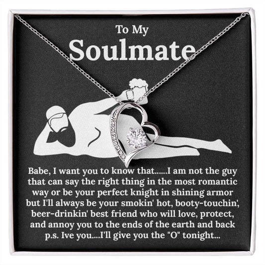 To My Soulmate Forever Love Necklace