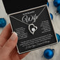 To My Beautiful Wife Forever Love Necklace