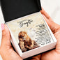 To My Beautiful Daughter  Love Dad Forever Love Necklace