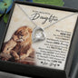 To My Beautiful Daughter  Love Dad Forever Love Necklace