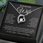 To My Beautiful Wife Forever Love Necklace
