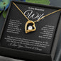 To My Beautiful Wife Forever Love Necklace