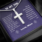 To My Son - Cross Necklace