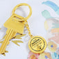 To My Daughter Graphic Circle Keychain