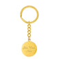 To My Son Graphic Circle Keychain