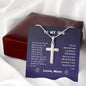 To My Son - Cross Necklace