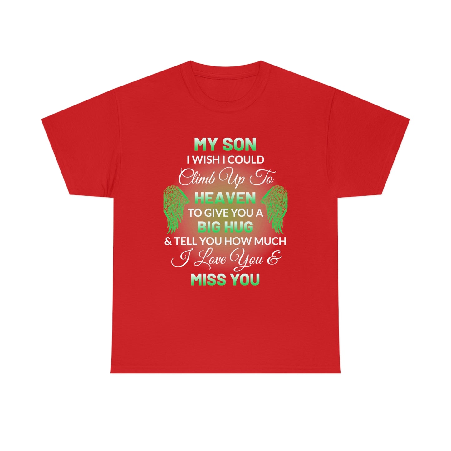 My Son I Miss You Unisex Heavy Cotton Tee