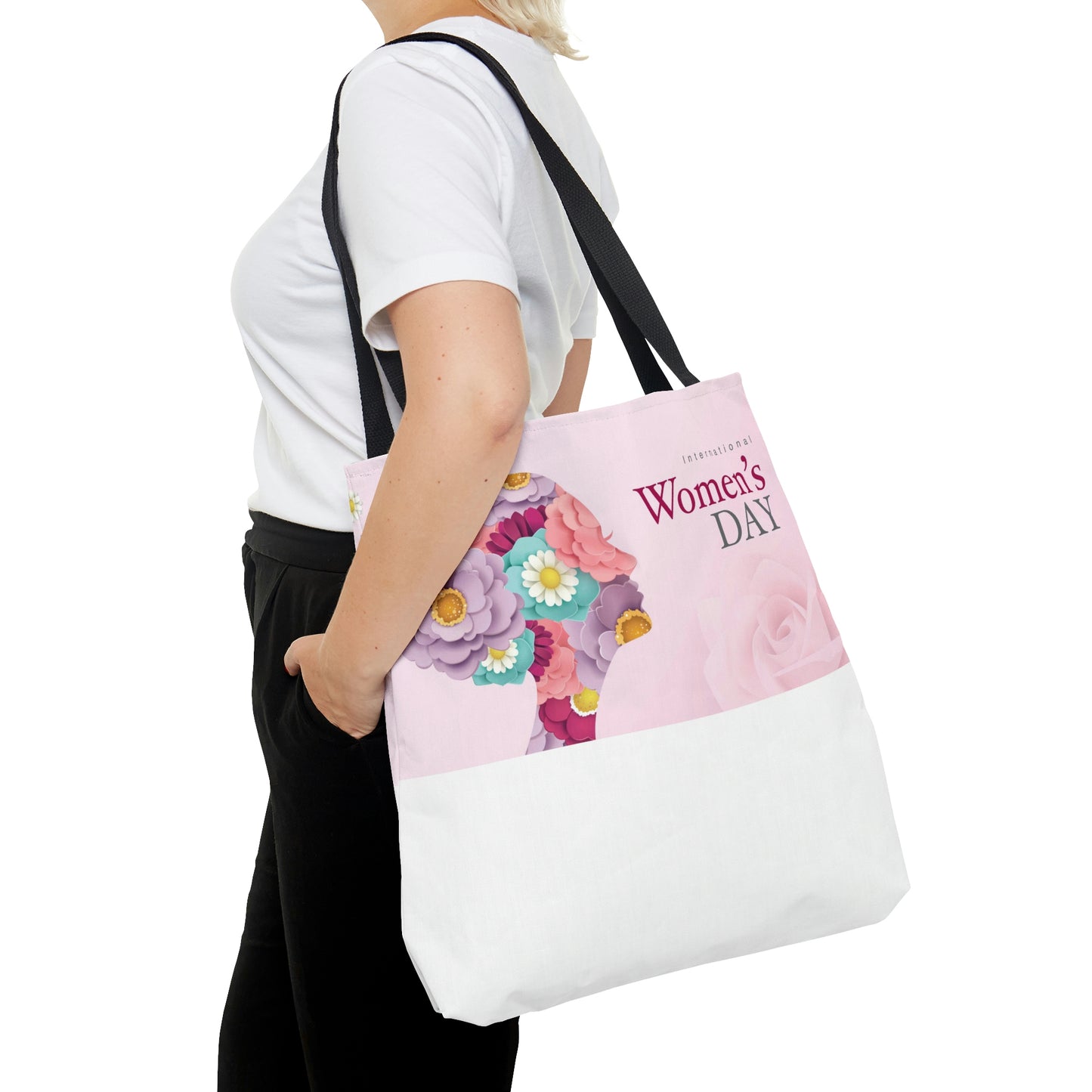 Women's Day Pink AOP Tote Bag