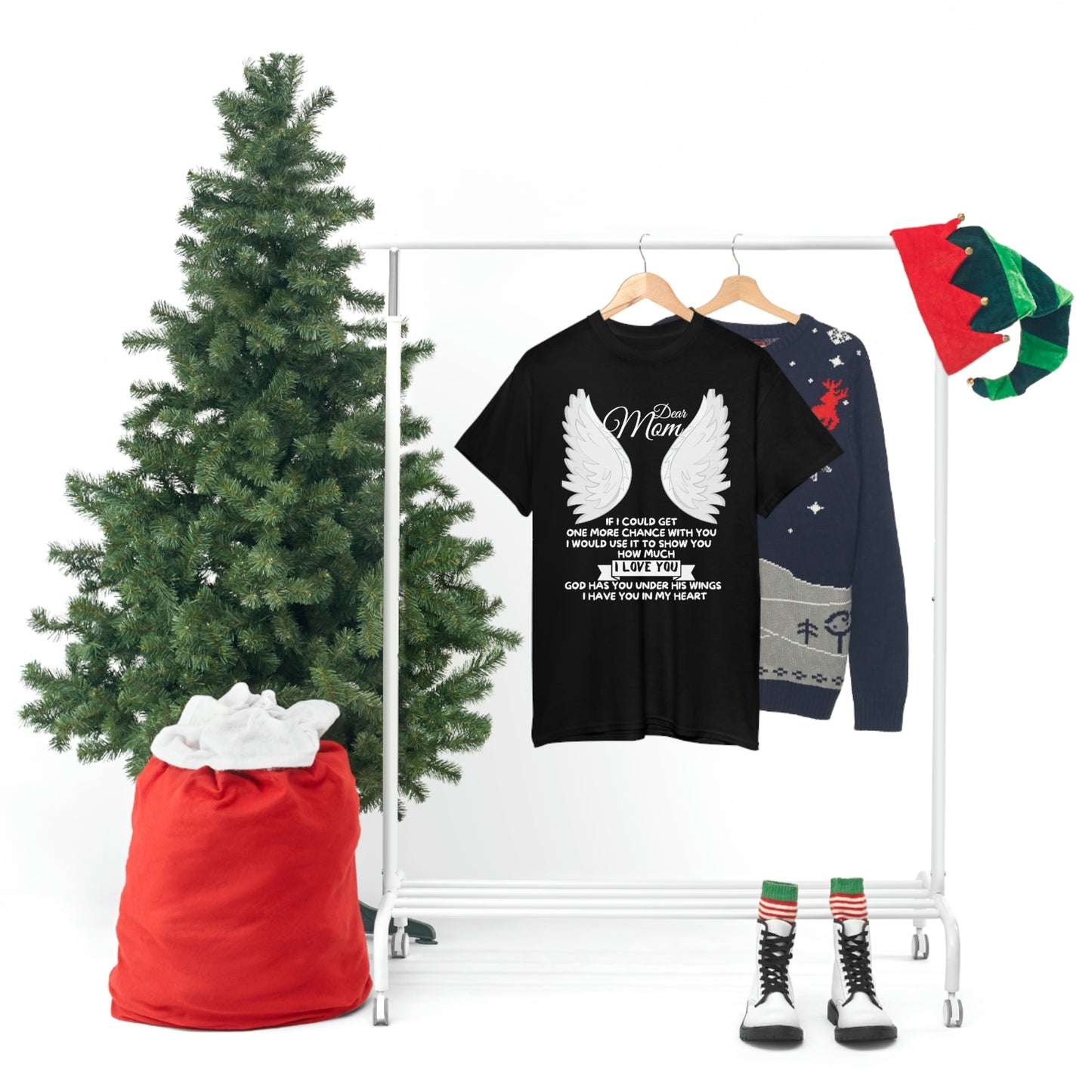 Dear Mom If I Could Get One More Chance Unisex Heavy Cotton Tee