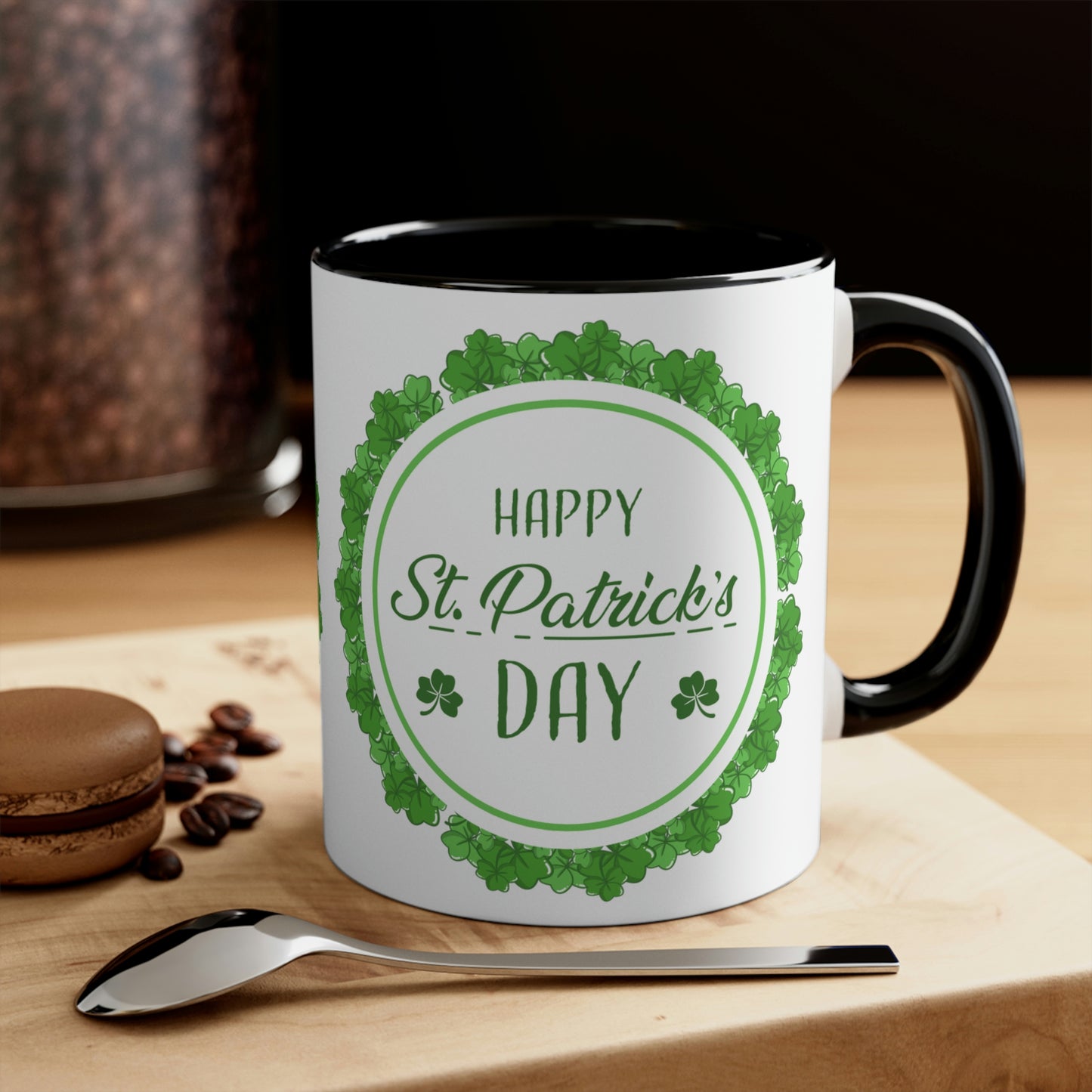 Happy St Patrick's Day Accent Coffee Mug, 11oz