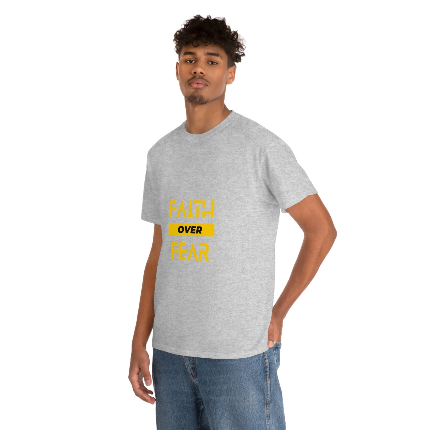 Faith Over Fear Unisex Heavy Cotton Tee