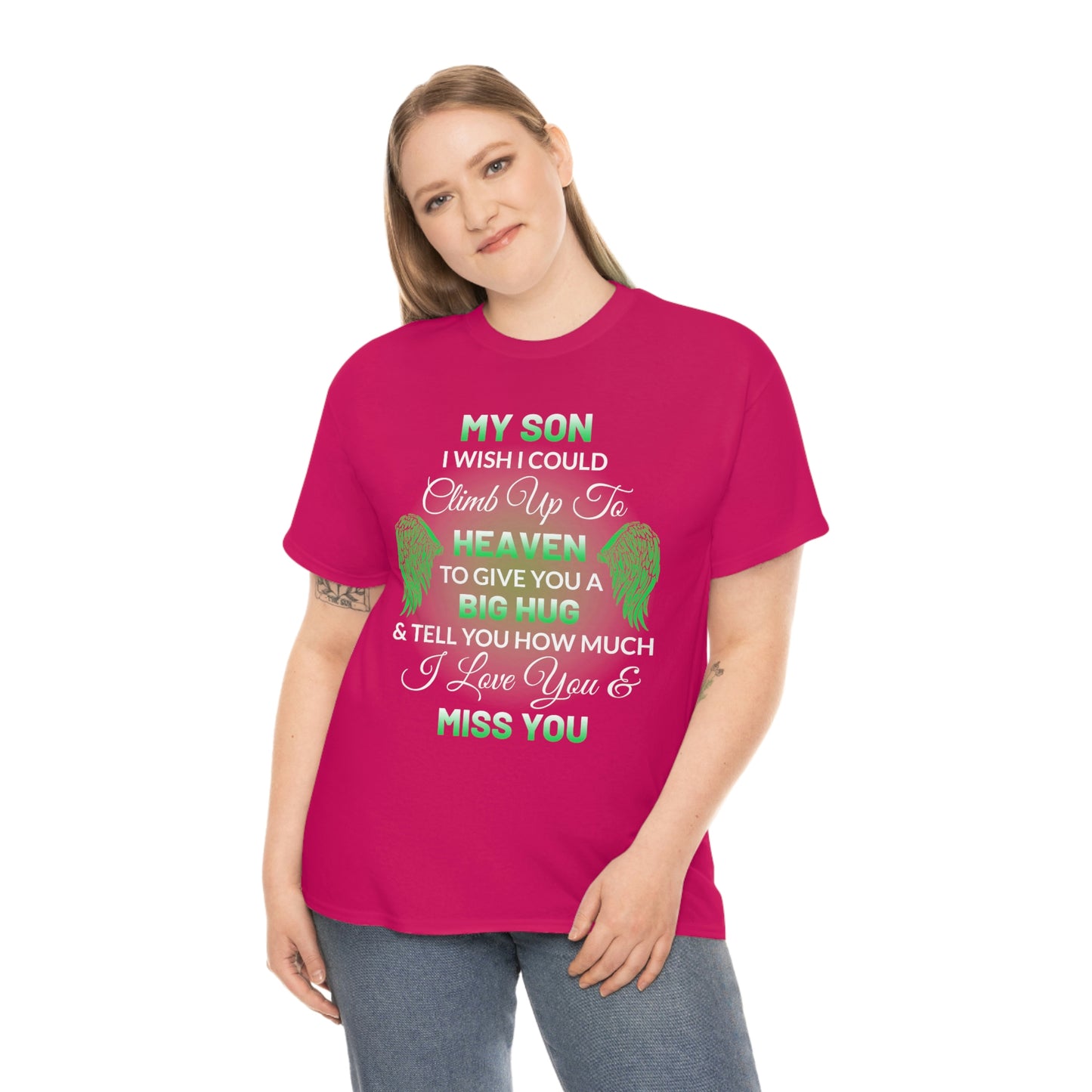 My Son I Miss You Unisex Heavy Cotton Tee