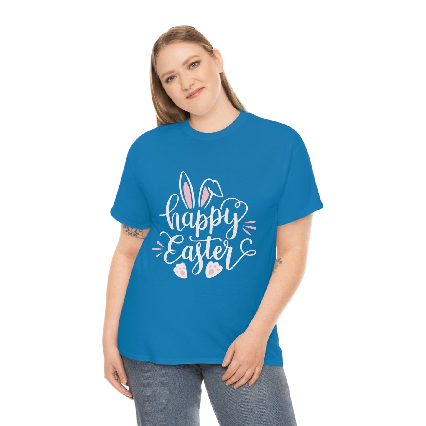 Happy Easter Bunny Unisex Heavy Cotton Tee