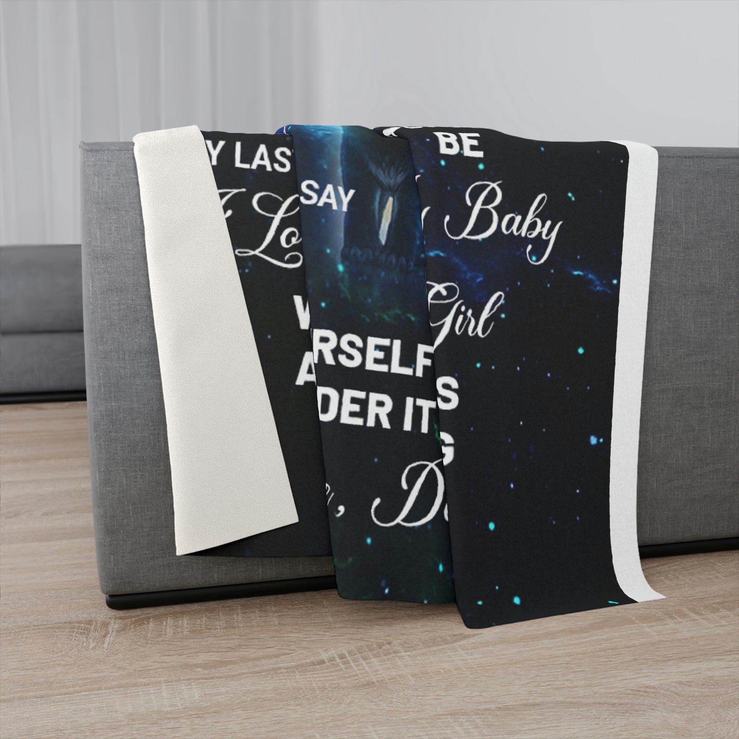 To My Daughter Personalized Sherpa Blanket