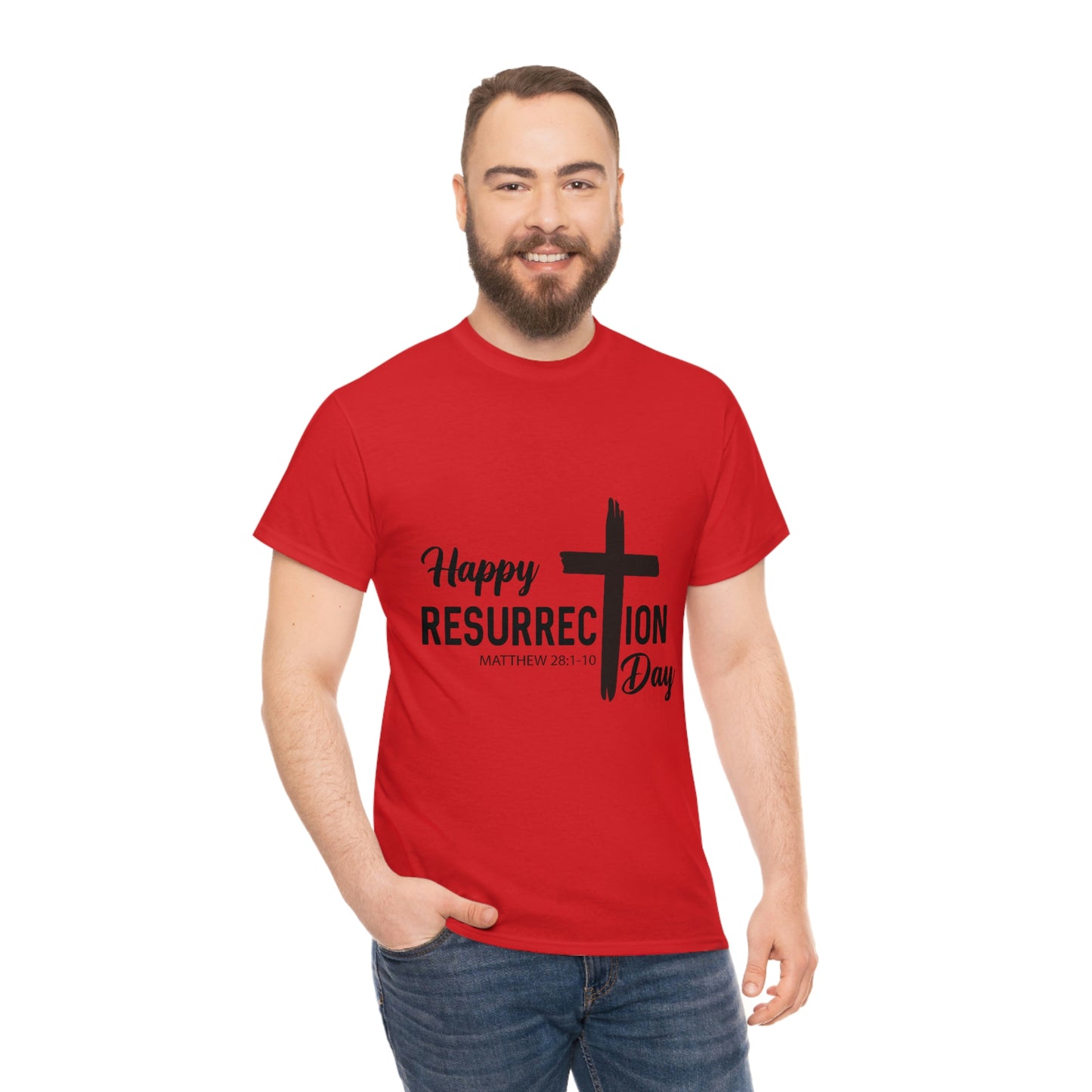 Happy Resurrection Day Unisex Heavy Cotton Tee