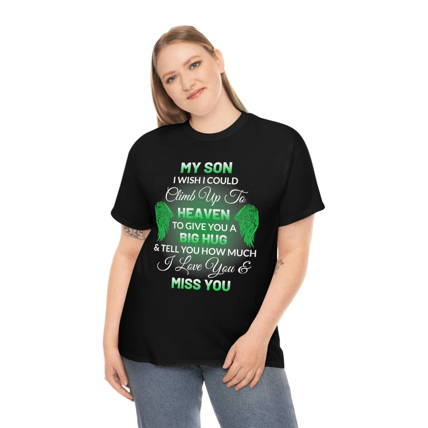 My Son I Miss You Unisex Heavy Cotton Tee