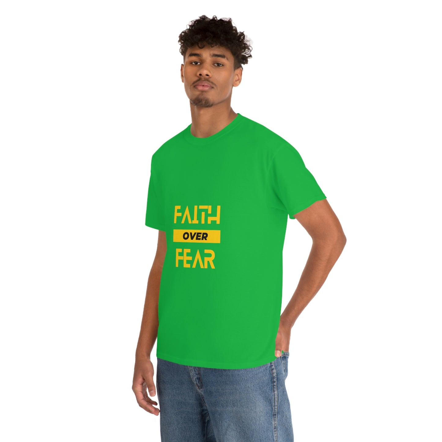 Faith Over Fear Unisex Heavy Cotton Tee
