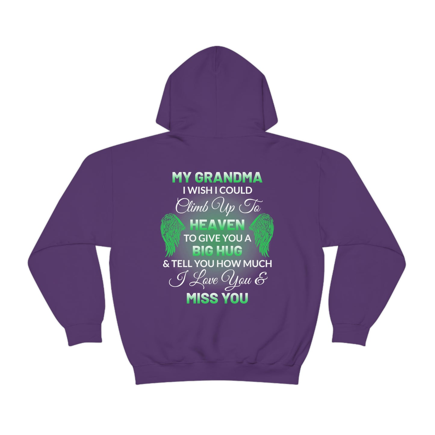 My Grandma I Miss You Unisex Heavy Blend™ Hooded Sweatshirt