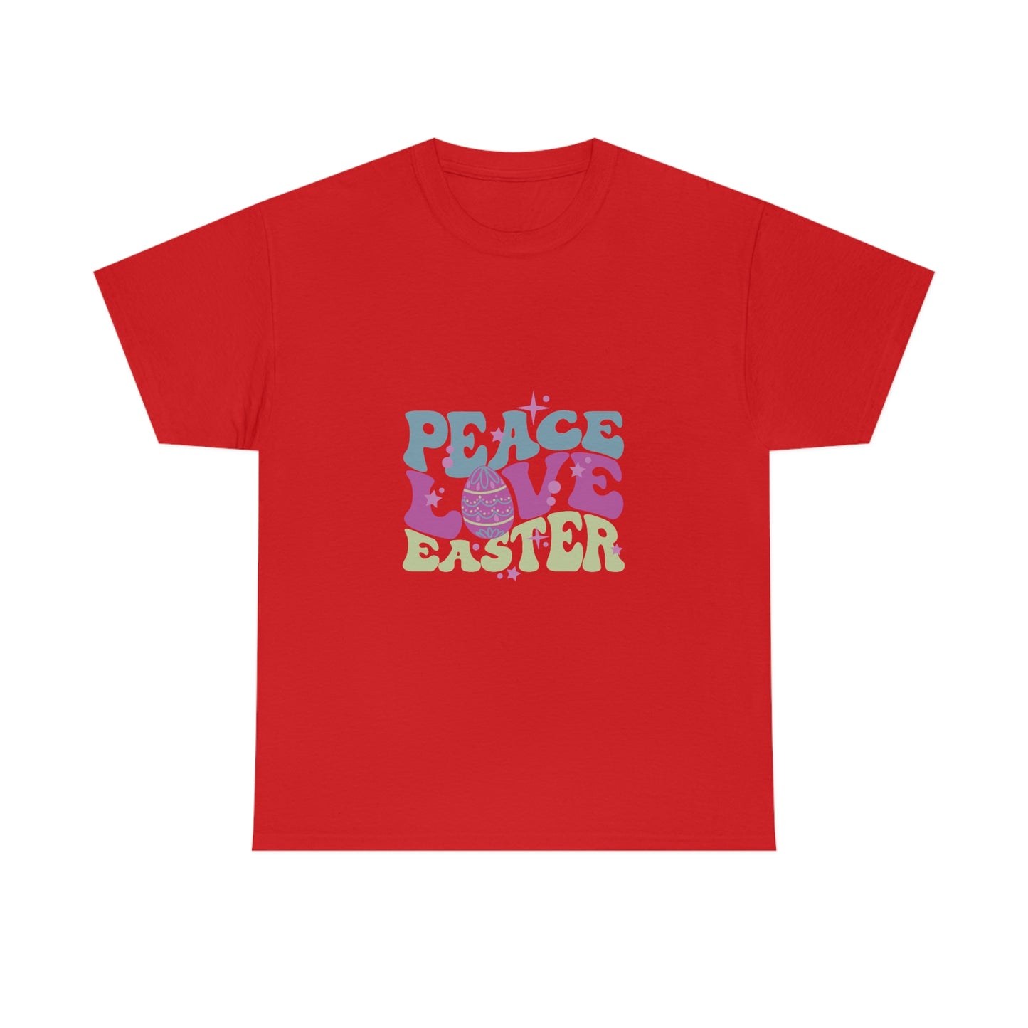 Peace Love Easter Unisex Heavy Cotton Tee