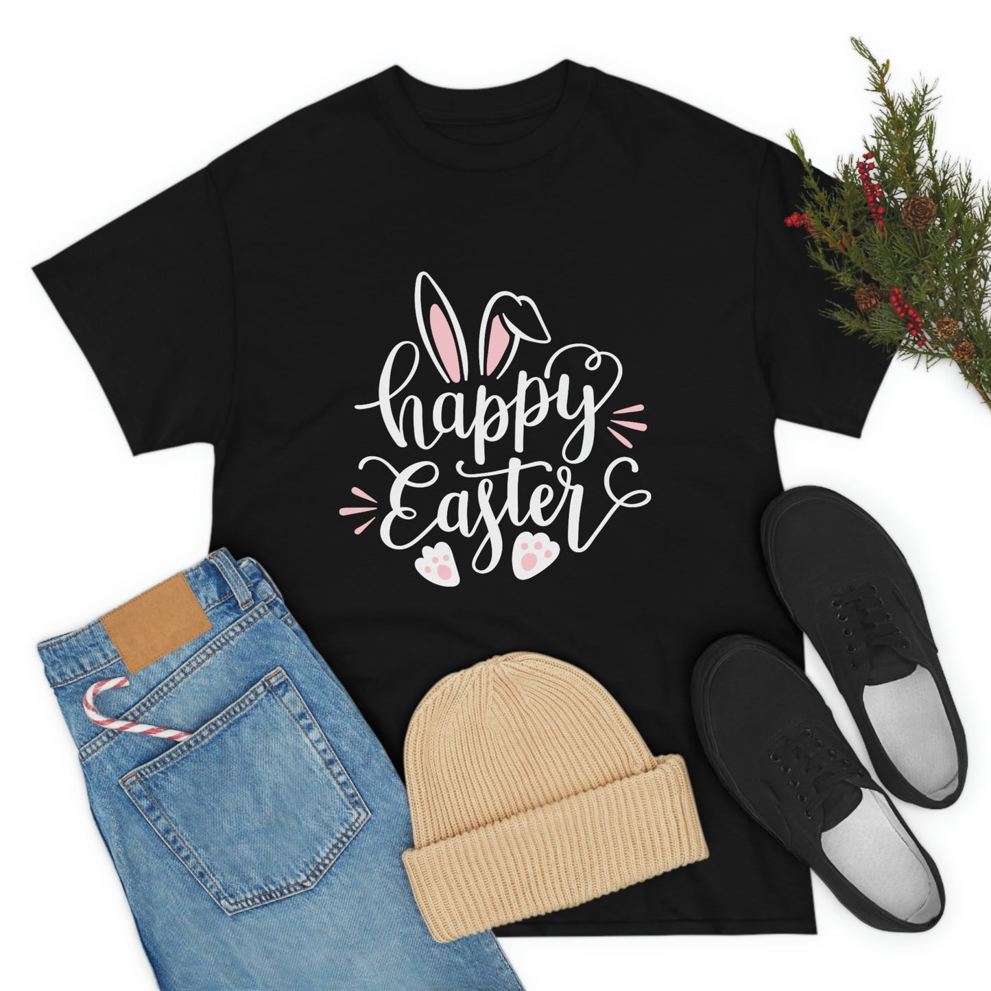 Happy Easter Bunny Unisex Heavy Cotton Tee